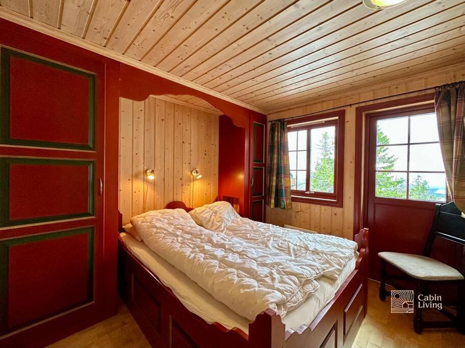 Large Cabin Sjusjoen Best View, Sauna, Ski Inout Eksteriør billede